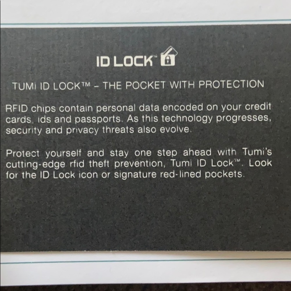 Tumi RFID Voyageur Flap Continental Wallet (NWT) - Picture 4 of 11
